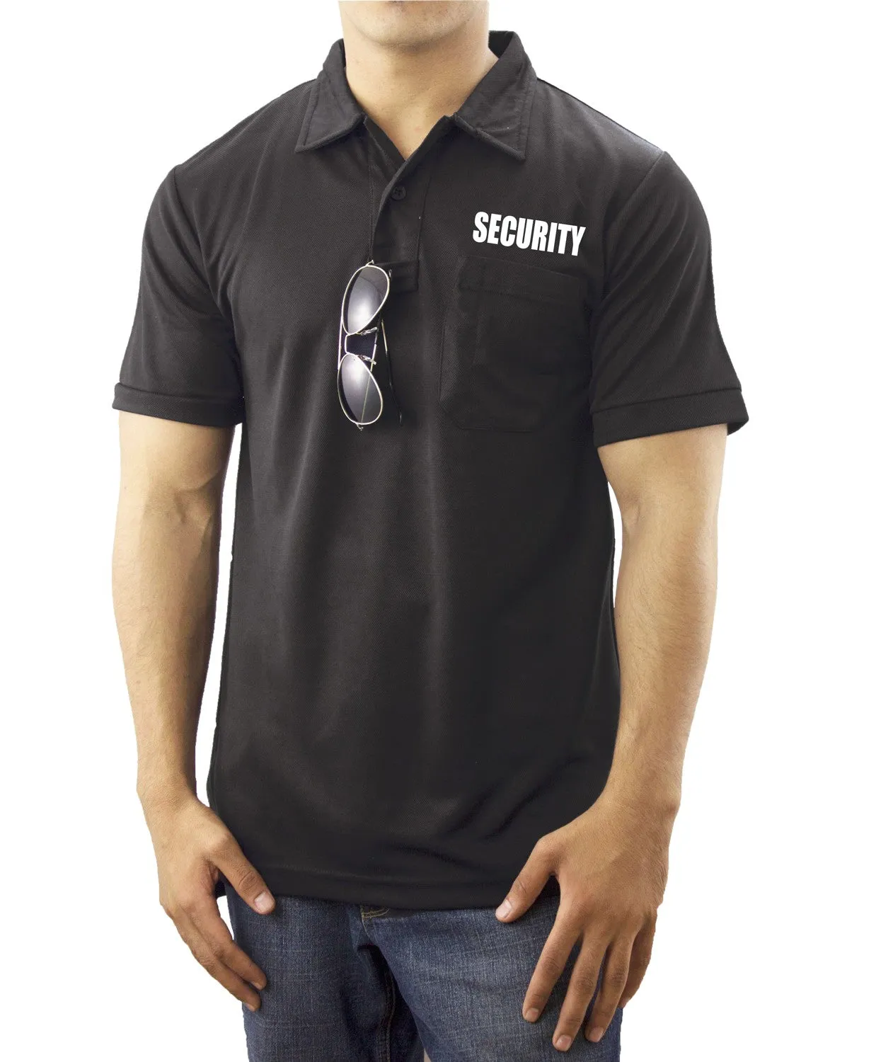 100% Polyester Pro-Dry Security Polo Shirts