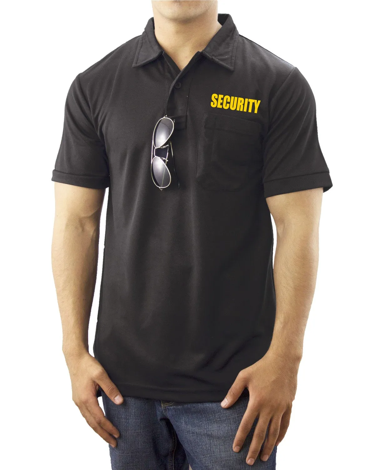 100% Polyester Pro-Dry Security Polo Shirts