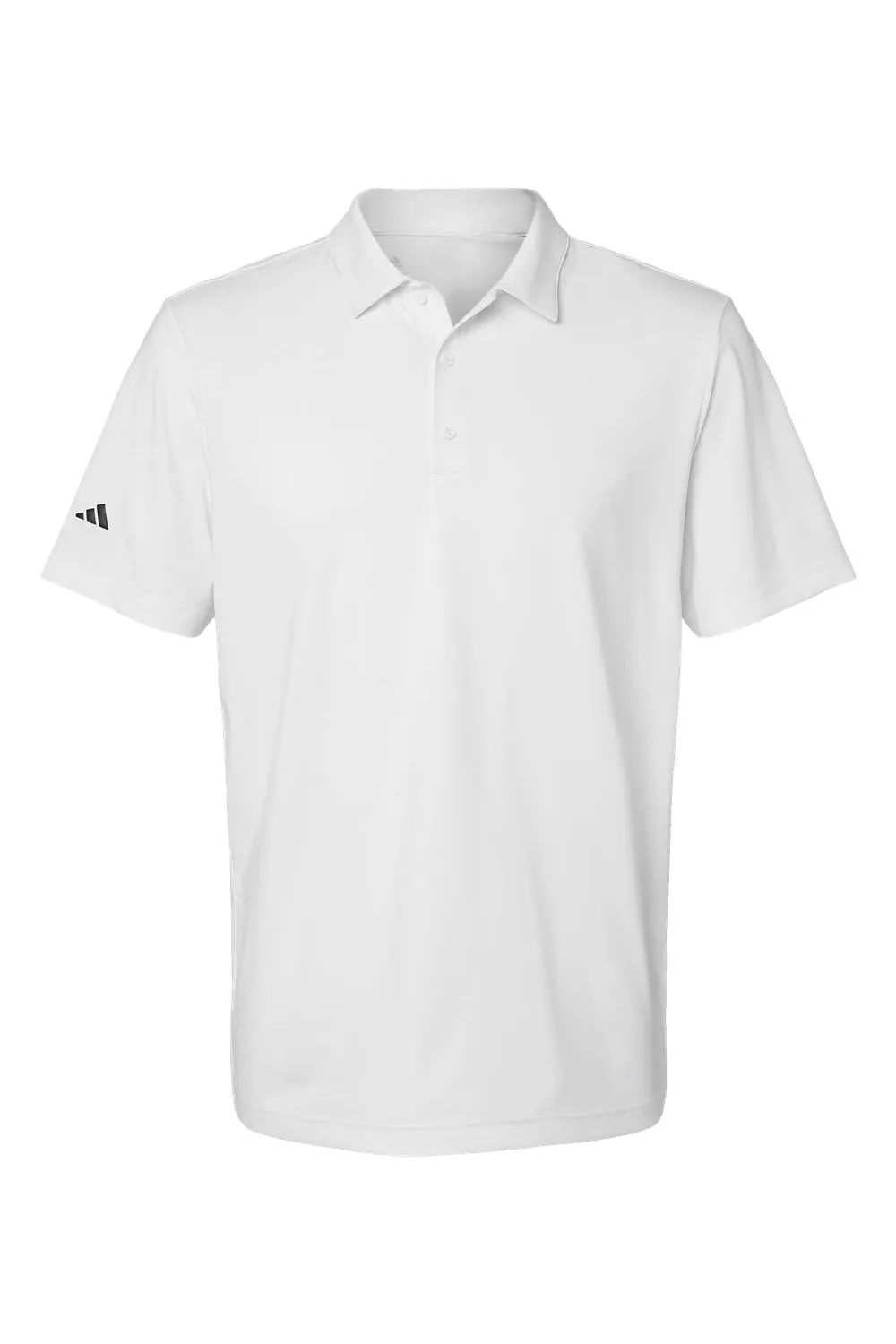 Adidas Mens Ultimate Moisture Wicking Short Sleeve Polo Shirt - White