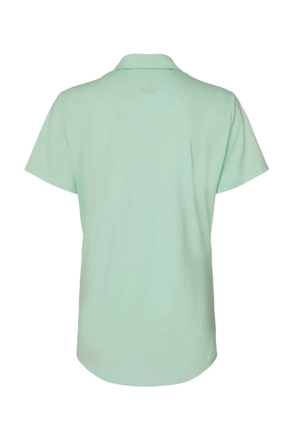 Adidas Womens Ultimate Moisture Wicking Short Sleeve Polo Shirt - Clear Mint