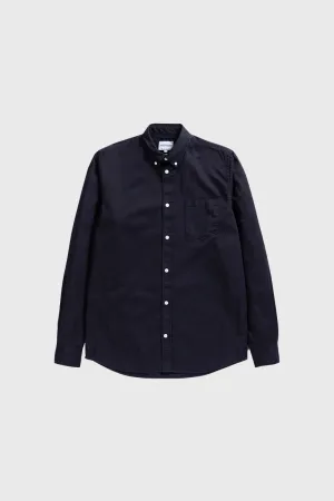 Anton Light Twill Shirt - Dark Navy
