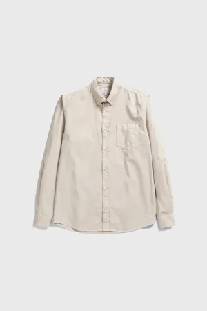 Anton Light Twill Shirt - Oatmeal