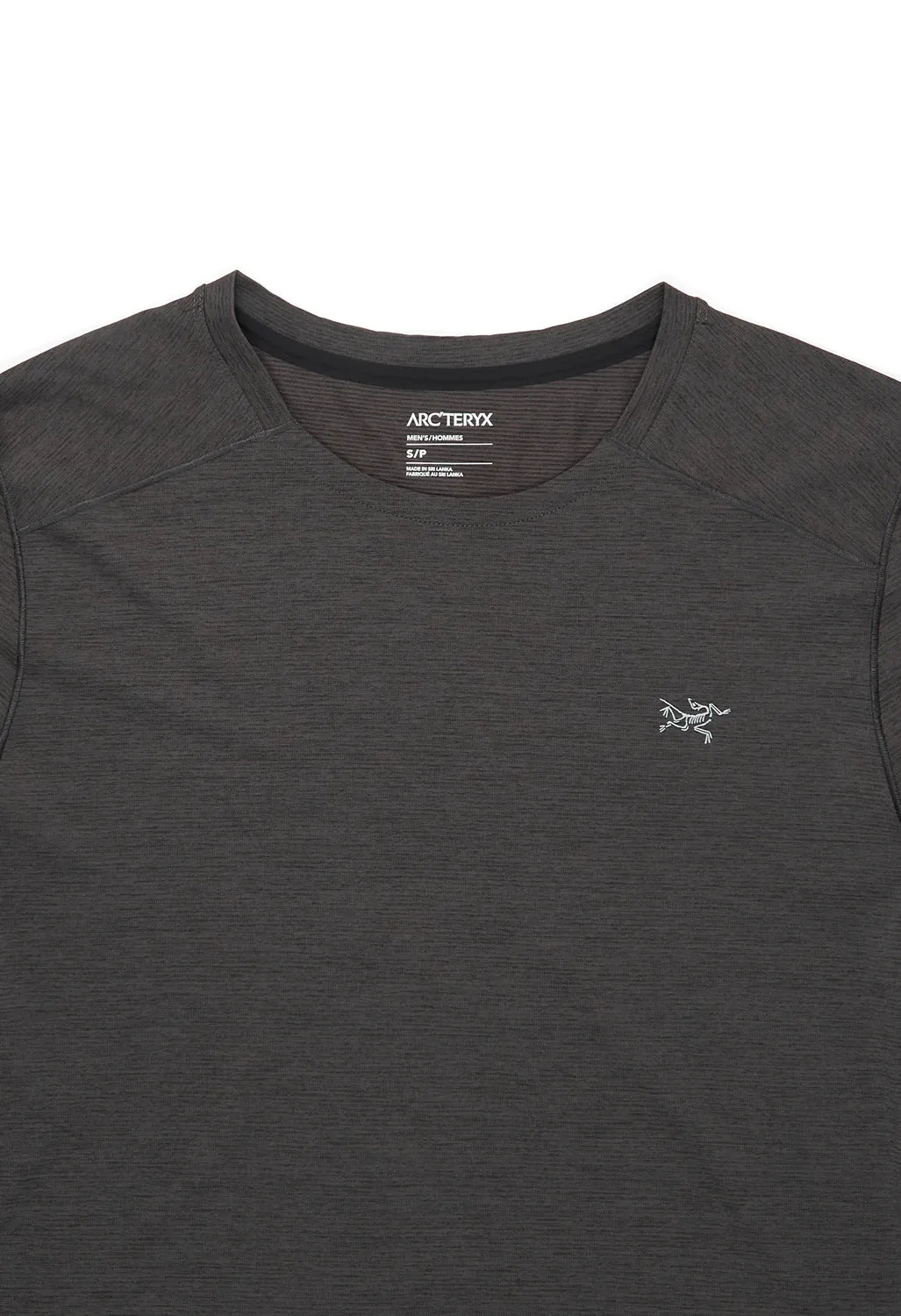 Arc'teryx Men's Cormac Long Sleeved Crew - Black Heather
