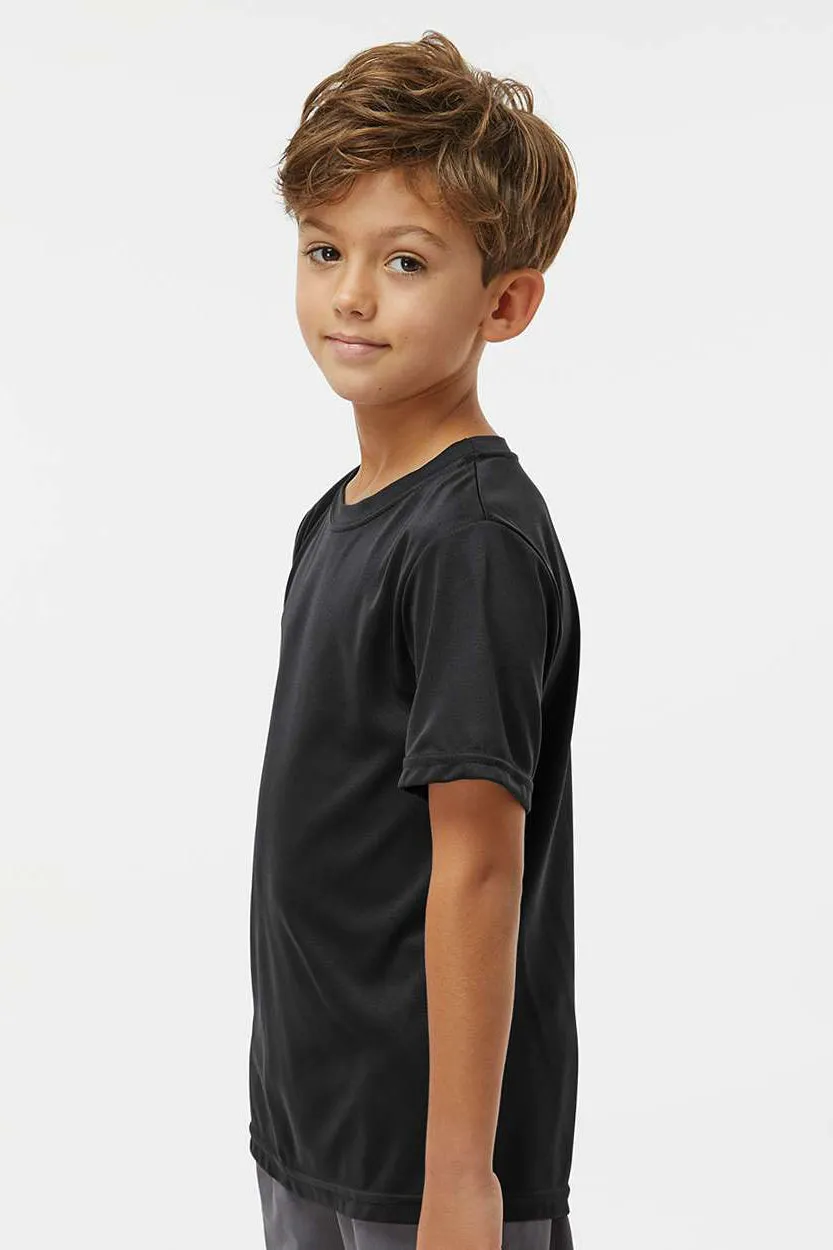 Augusta Sportswear Youth Nexgen Moisture Wicking Short Sleeve Crewneck T-Shirt - Black