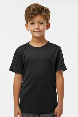 Augusta Sportswear Youth Nexgen Moisture Wicking Short Sleeve Crewneck T-Shirt - Black
