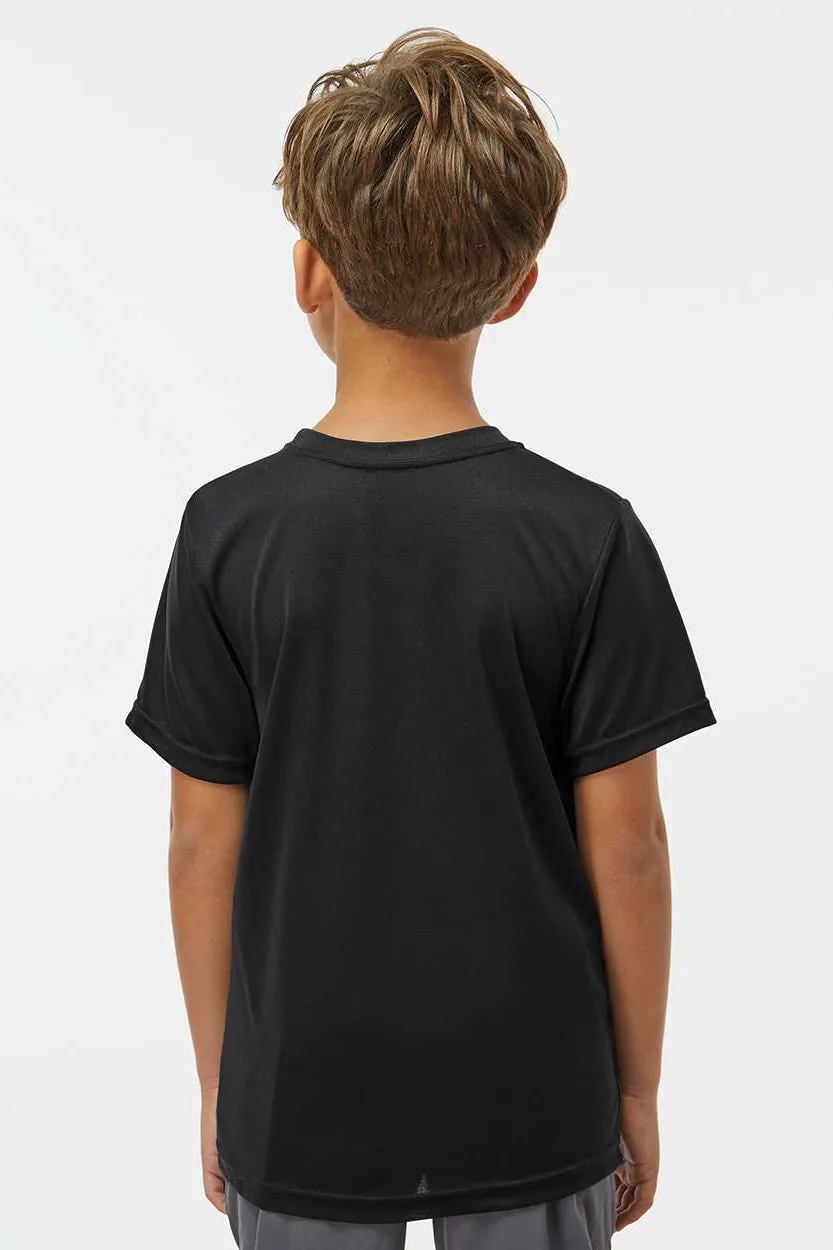 Augusta Sportswear Youth Nexgen Moisture Wicking Short Sleeve Crewneck T-Shirt - Black