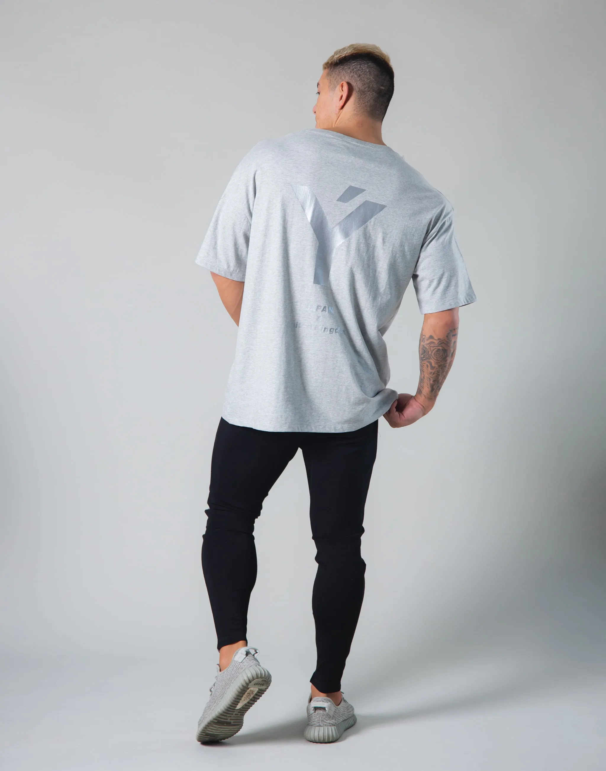 Back Big Y Logo Big T-shirts - Grey