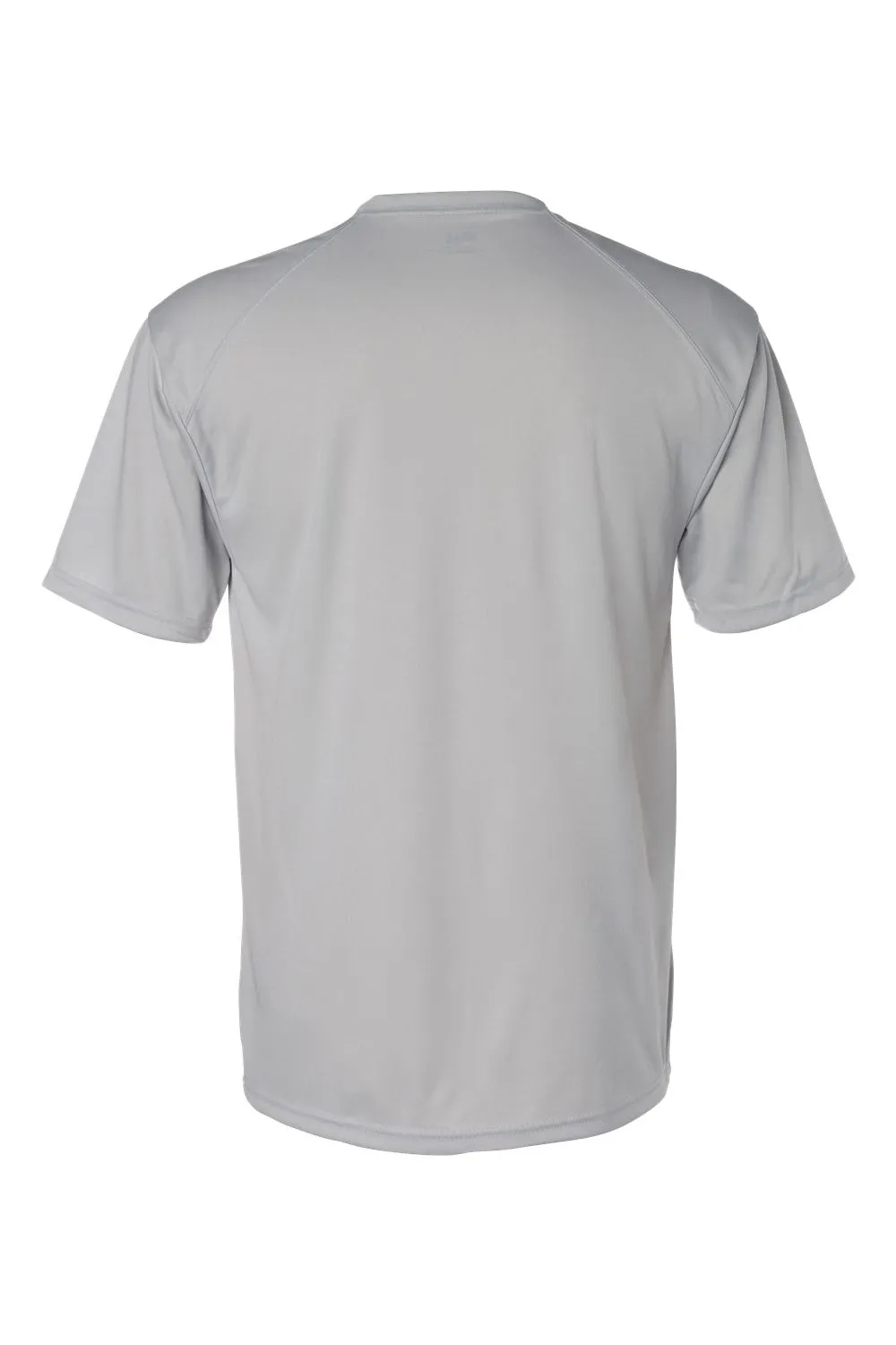 Badger Mens B-Core Moisture Wicking Short Sleeve Crewneck T-Shirt - Silver Grey