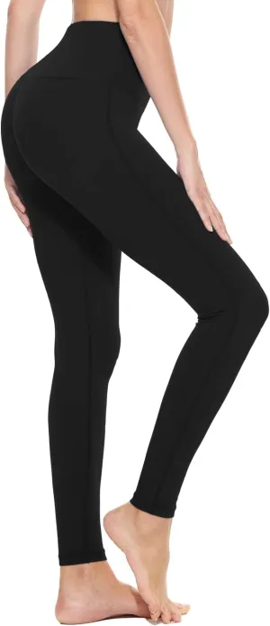 baleaf Leggings for Women with Pockets Tummy Control Compression Workout Athletic Running High Waisted Yoga Pants