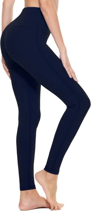 baleaf Leggings for Women with Pockets Tummy Control Compression Workout Athletic Running High Waisted Yoga Pants