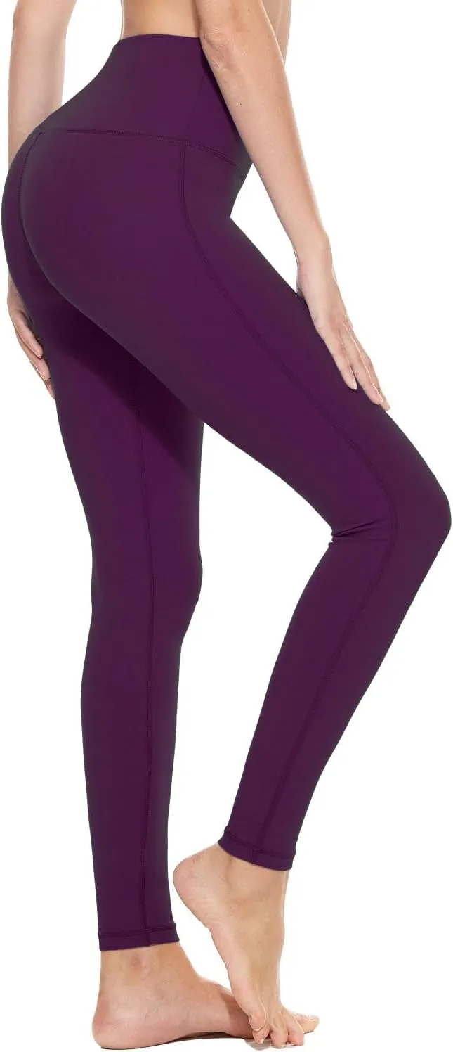baleaf Leggings for Women with Pockets Tummy Control Compression Workout Athletic Running High Waisted Yoga Pants