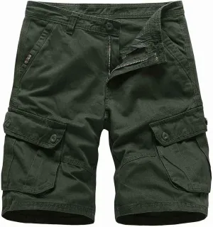 Basoteeuo Mens Cargo Shorts Casual Lightweight with Multi Pockets Summer Outdoor Work CargoShorts