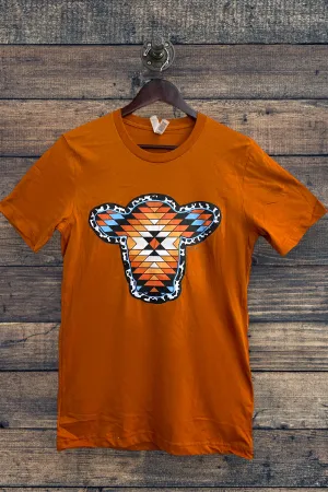 BC DTF AZTEC COW - AUTUMN