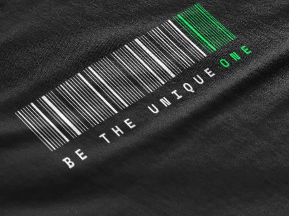 Be the Unique One - Unisex Oversized Cotton Graphic Printed T-Shirt
