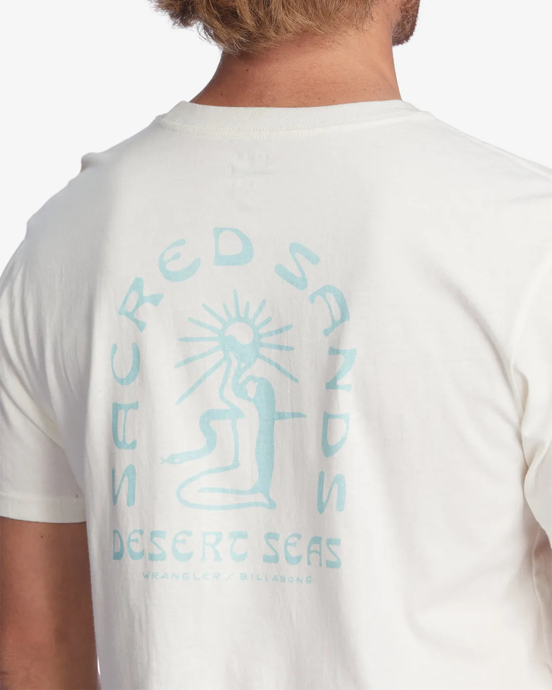 Billabong Sacred Sands Organic T- Shirt - Off White