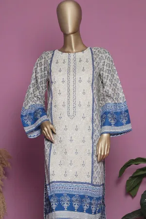 Bin Saeed Stitched Eid Embroidered Shirts Collection'2023-SMLSF-05-Skin