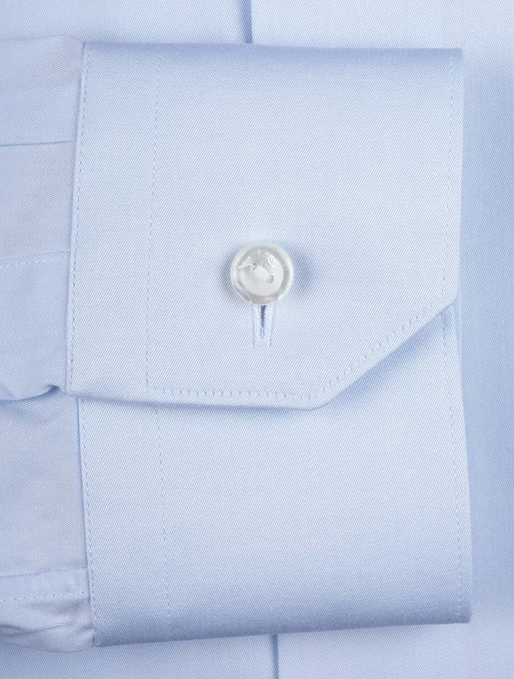 Blue Elevated Twill Slim Fit Shirt