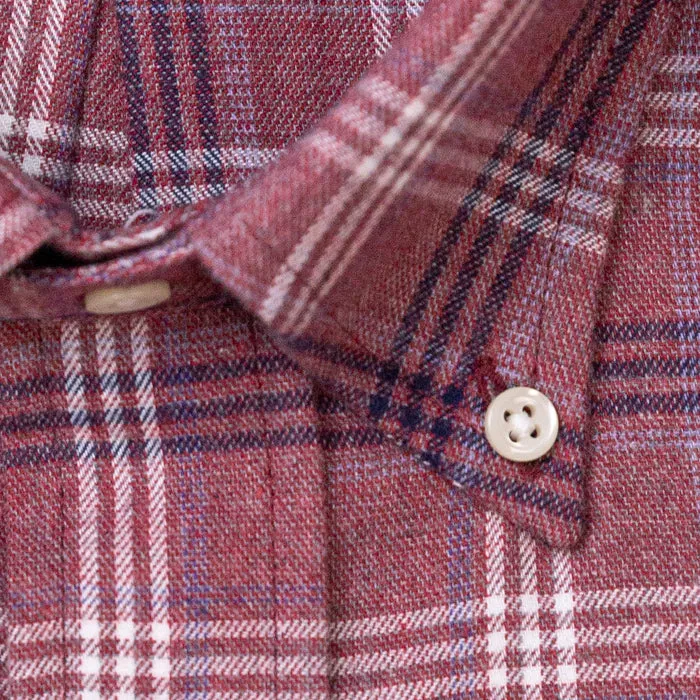 Burgundy Checked Flannel