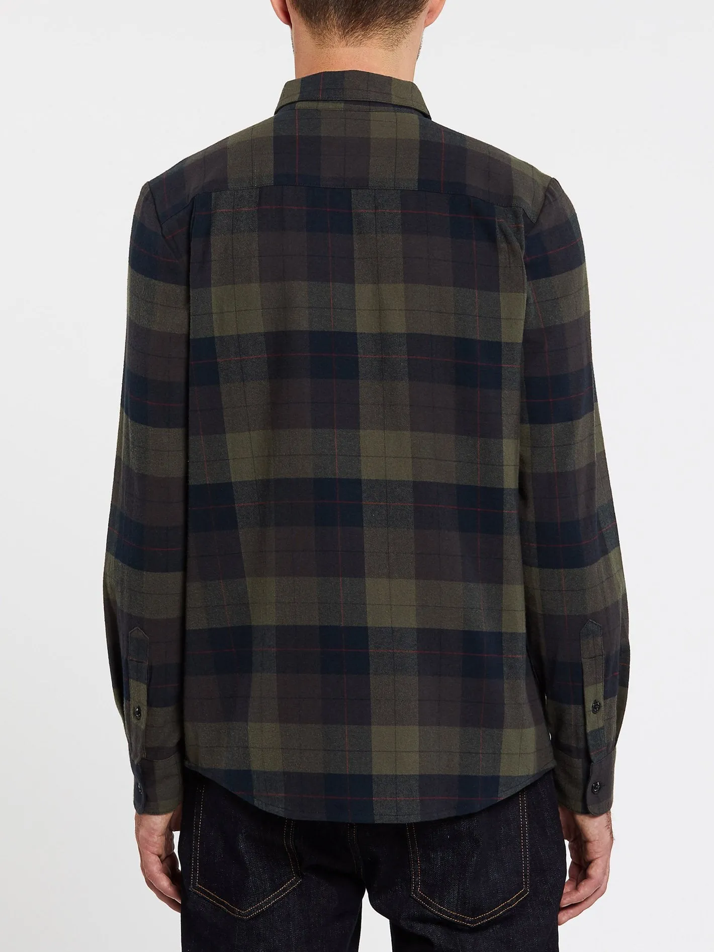 Caden Plaid Shirt - ARMY GREEN COMBO