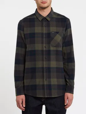 Caden Plaid Shirt - ARMY GREEN COMBO