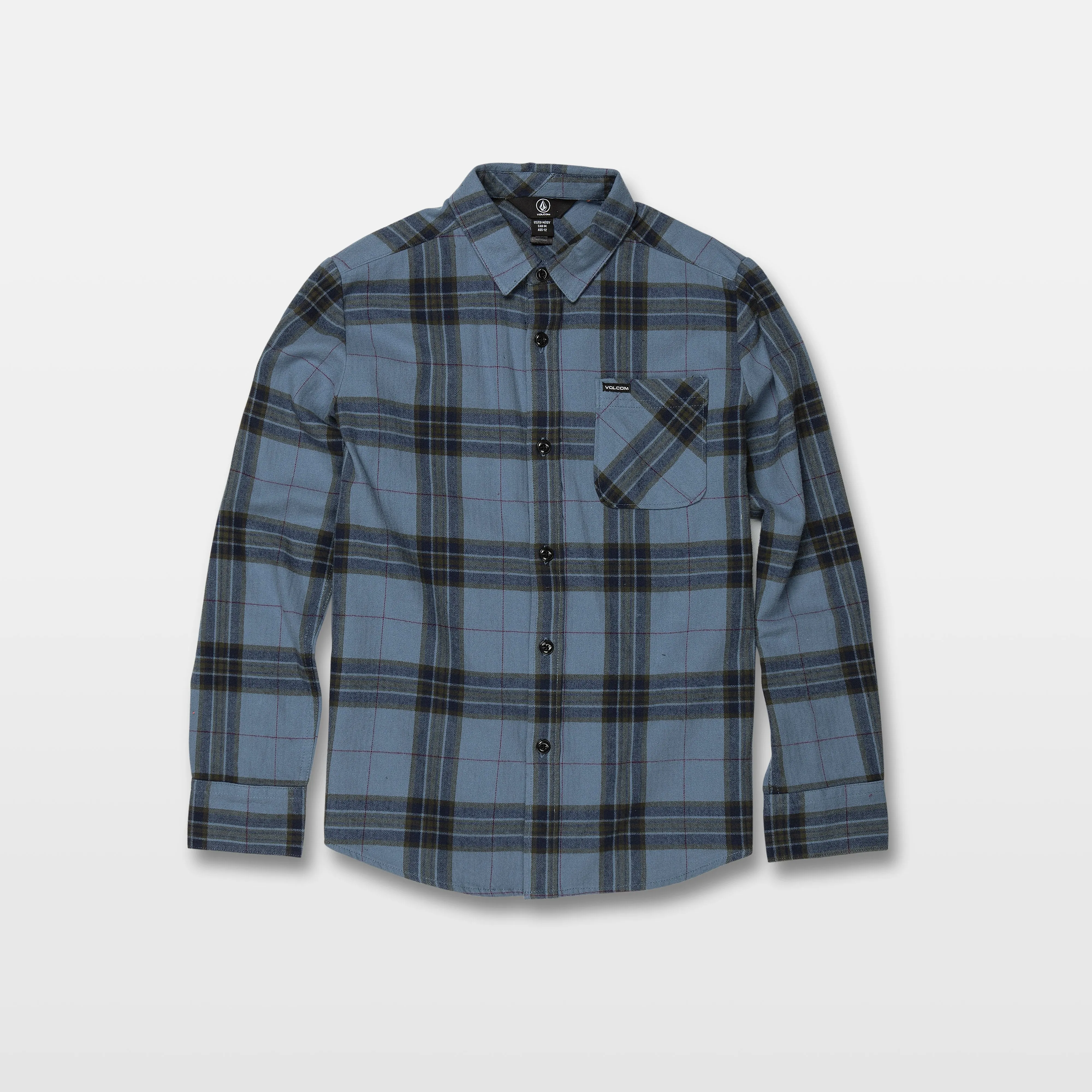 Caden Plaid Shirt - Blue Rinse (Kids)