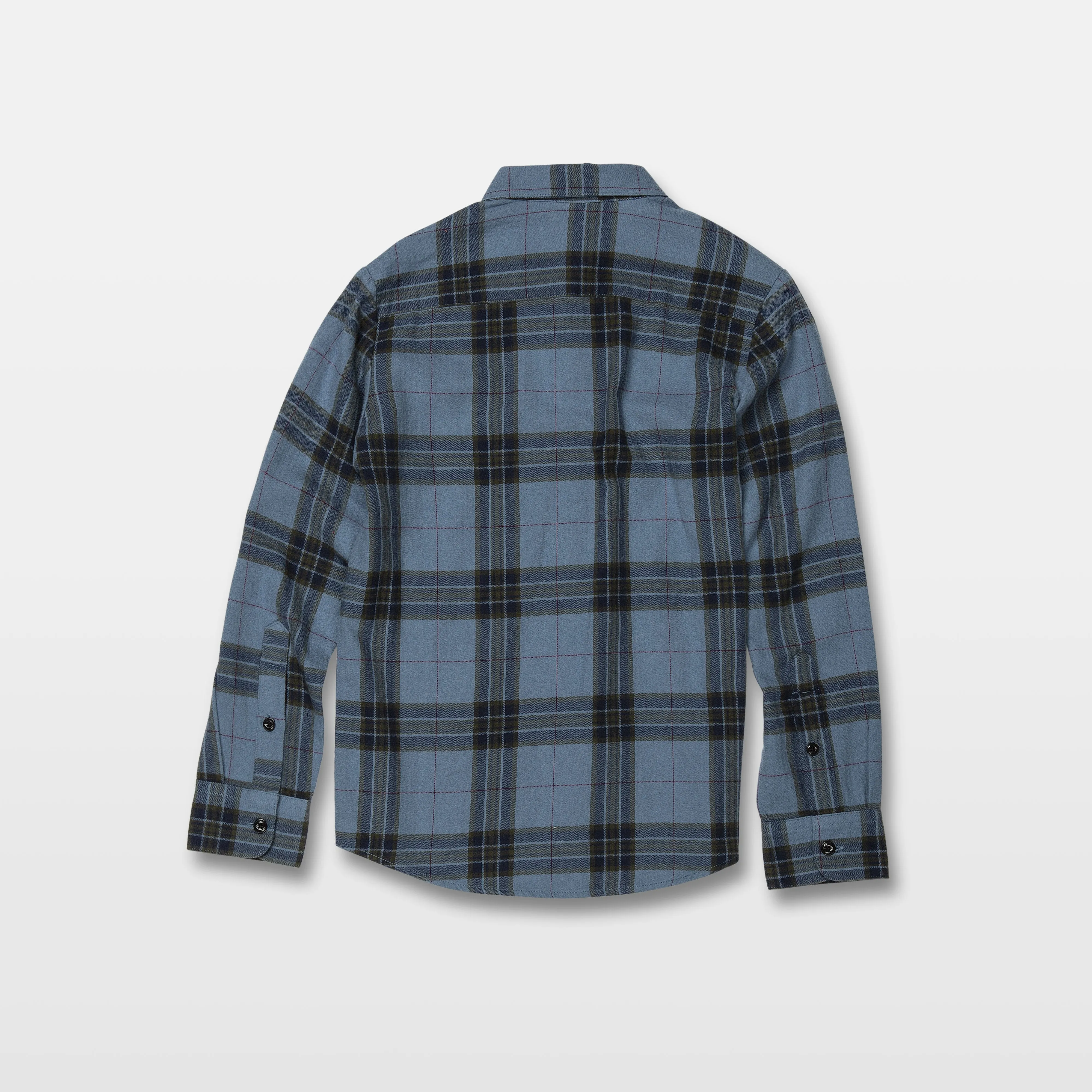 Caden Plaid Shirt - Blue Rinse (Kids)
