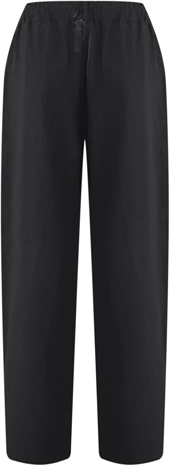 Ceboyel Womens Cotton Linen Capri Pants Cute Summer Capris Dressy Casual Trousers Boho Resort Wear with Pockets 2023