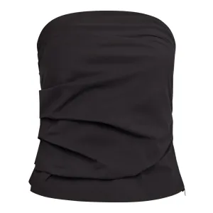 Co'Couture CottonCC Crisp Strapless Top Black