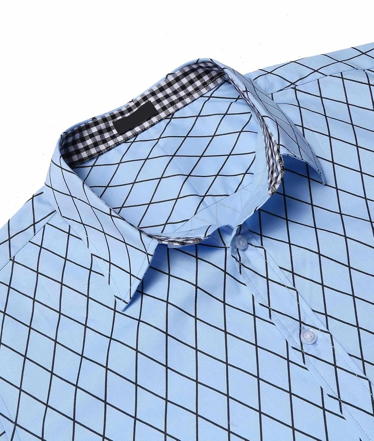 COOFANDY Men's Business Dress Shirt Long Sleeve Slim Fit Casual Button Down Shirt