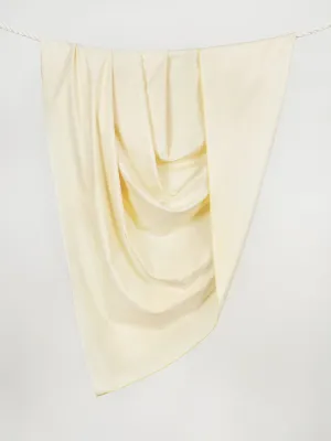 Cotton Oxford Shirting - Butter Yellow - Swatch