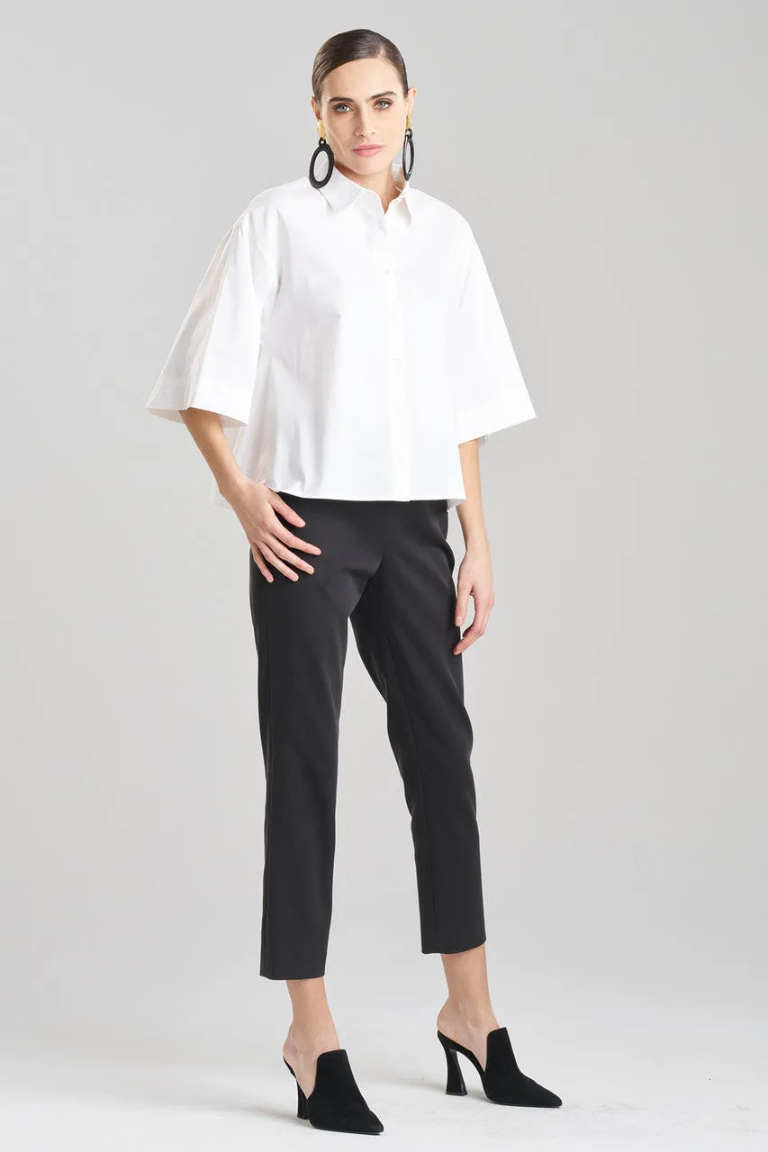 Cotton Poplin Trapeze Shirt