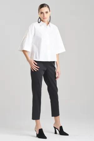 Cotton Poplin Trapeze Shirt