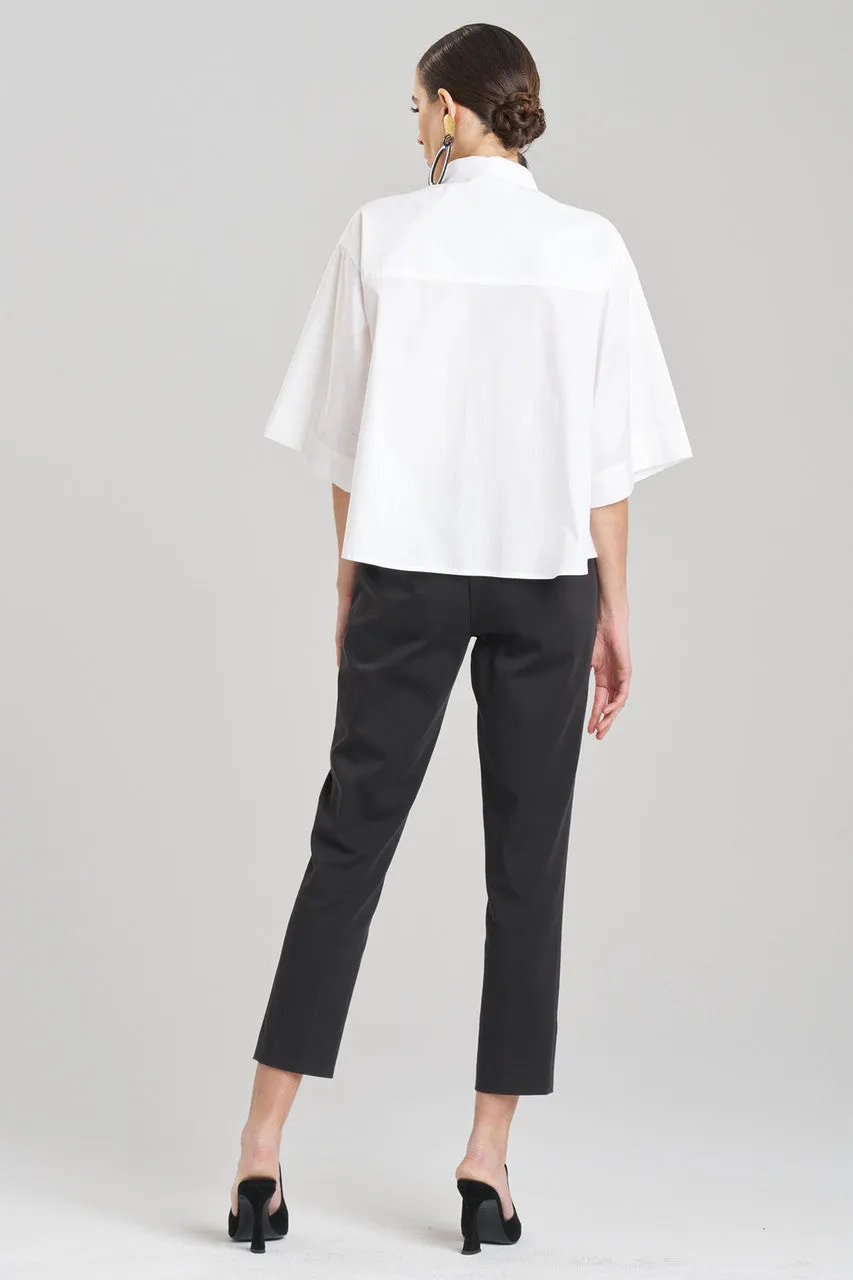 Cotton Poplin Trapeze Shirt