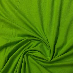 Dark Lime Cotton/Spandex Jersey Fabric - 200 GSM