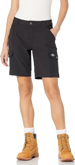 Dickies Women's Cooling Slim Fit Cargo Shorts, 10"
