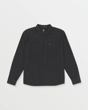 Dopestone Long Sleeve Shirt - Asphalt Black