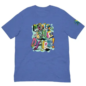 Double Dare Blocks Adult Short Sleeve T-Shirt