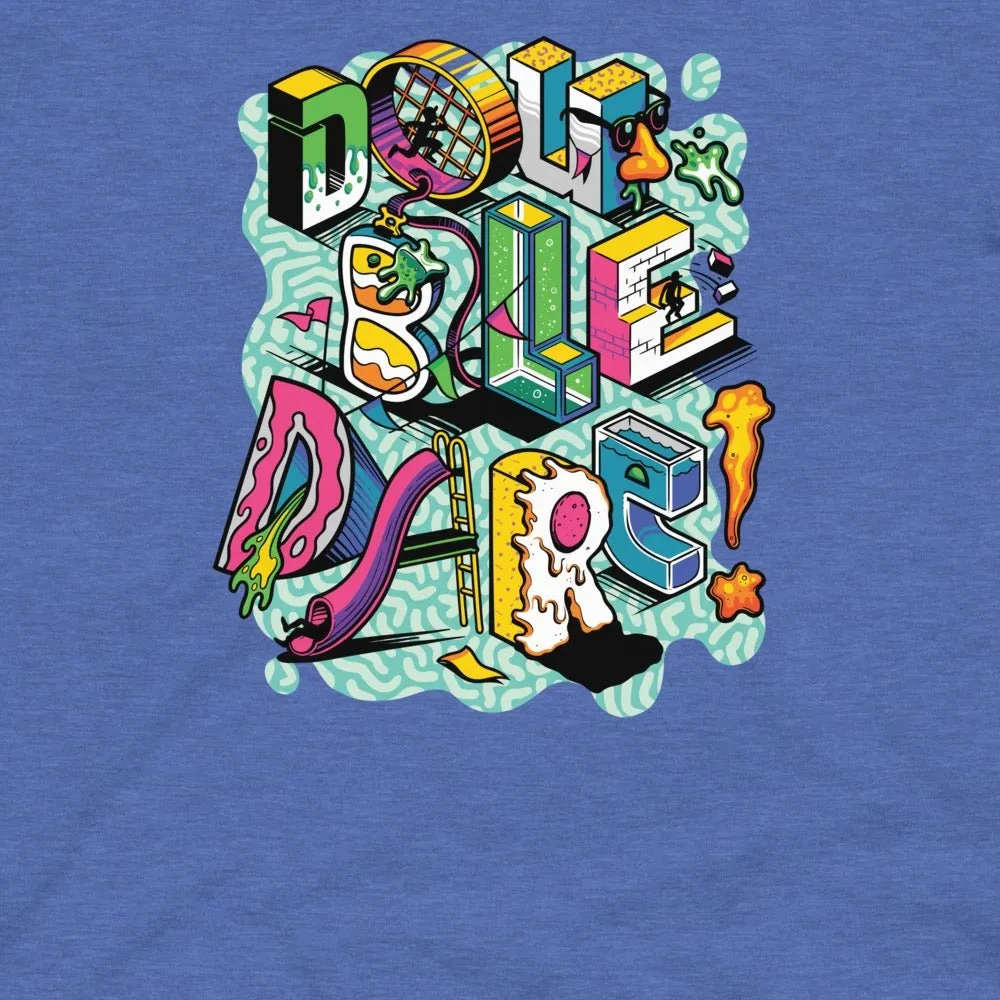 Double Dare Blocks Adult Short Sleeve T-Shirt