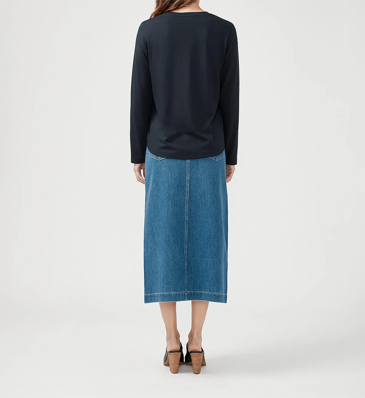Drapey Luxe Long Sleeve Tee
