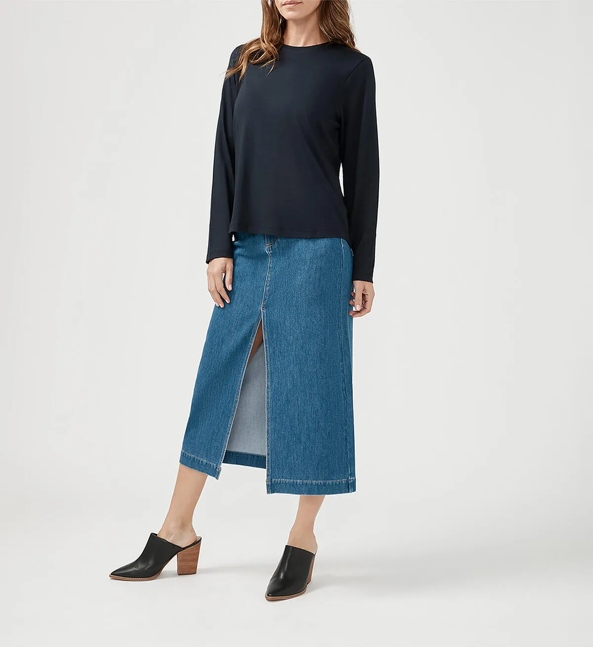 Drapey Luxe Long Sleeve Tee