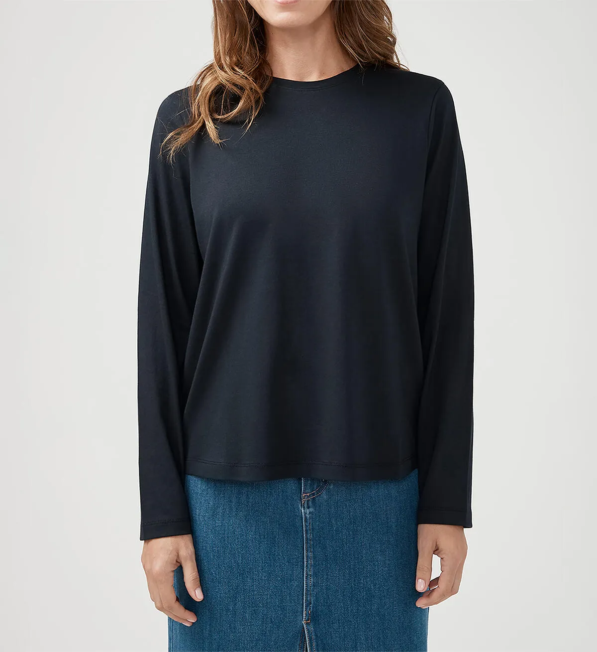 Drapey Luxe Long Sleeve Tee