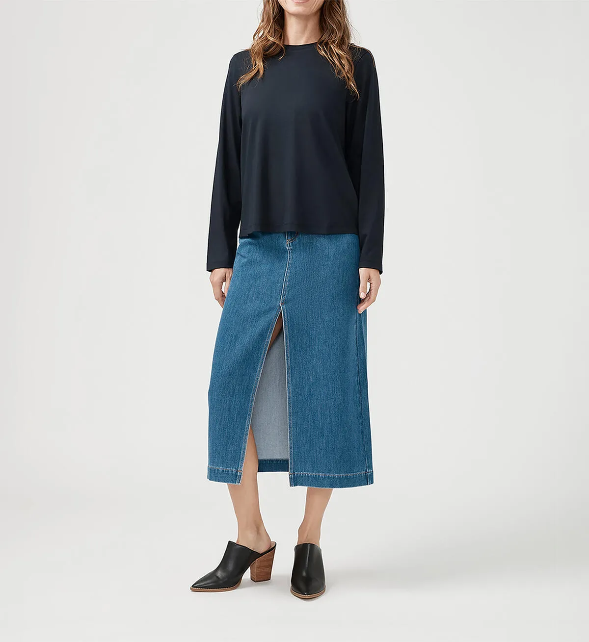 Drapey Luxe Long Sleeve Tee