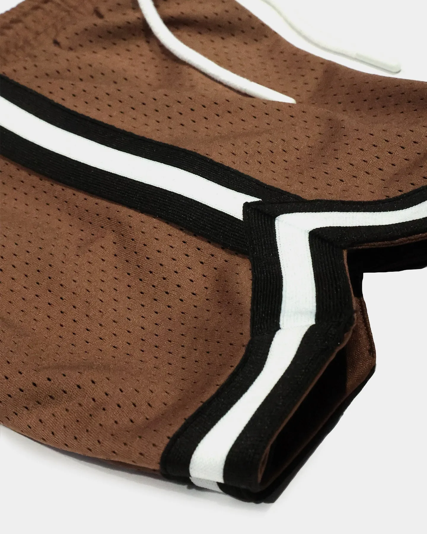 EN ES Kid's Mini Basketball Shorts Brown