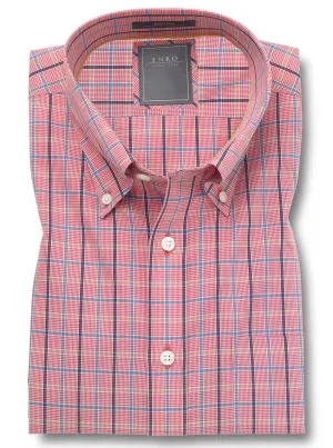 Enro Red and Navy Plaid