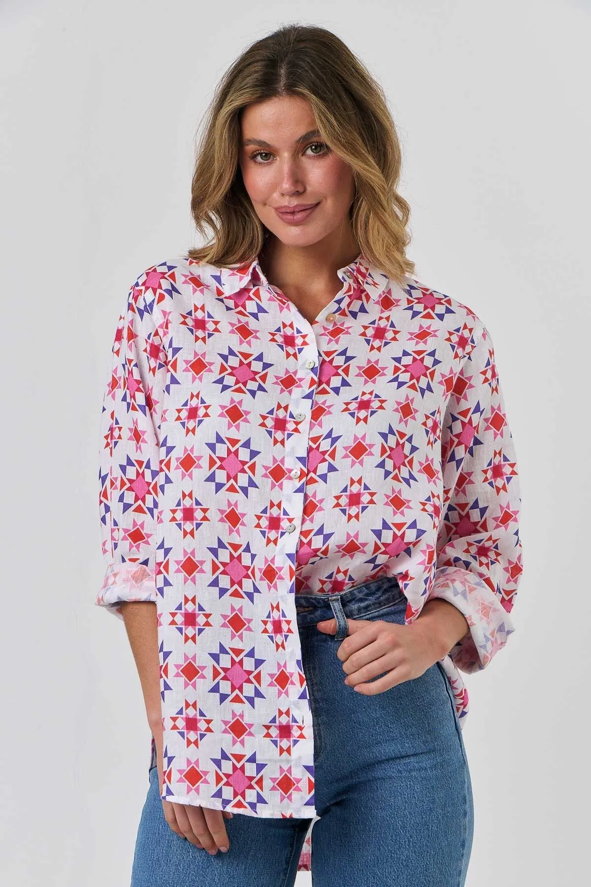 Etoile Linen Boyfriend Shirt