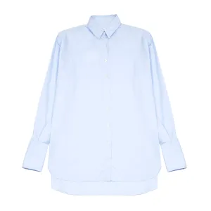 Finamore Women's Liv Shirt in Light Blue Stipe