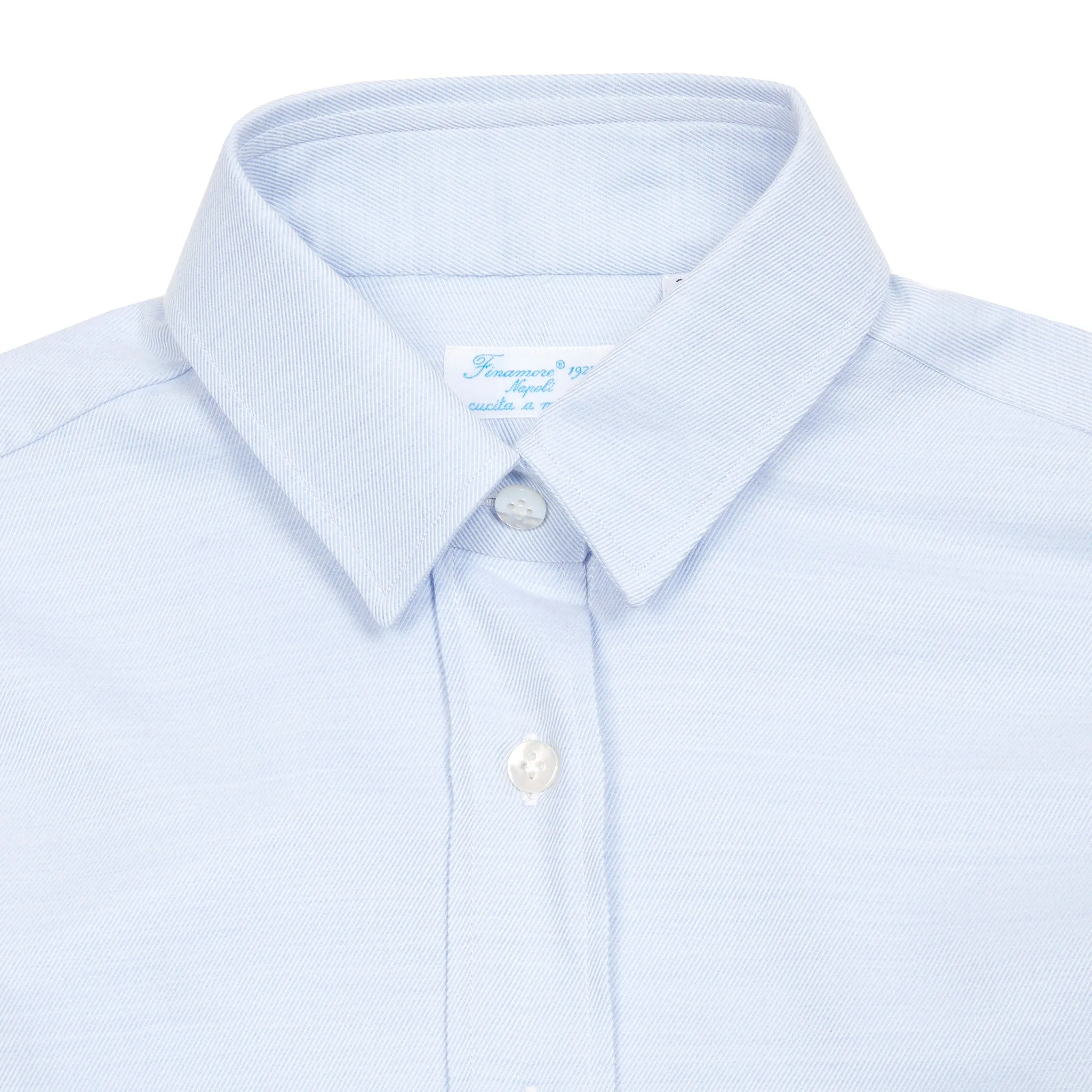 Finamore Women's Valeria Celia Shirt in Light Blue