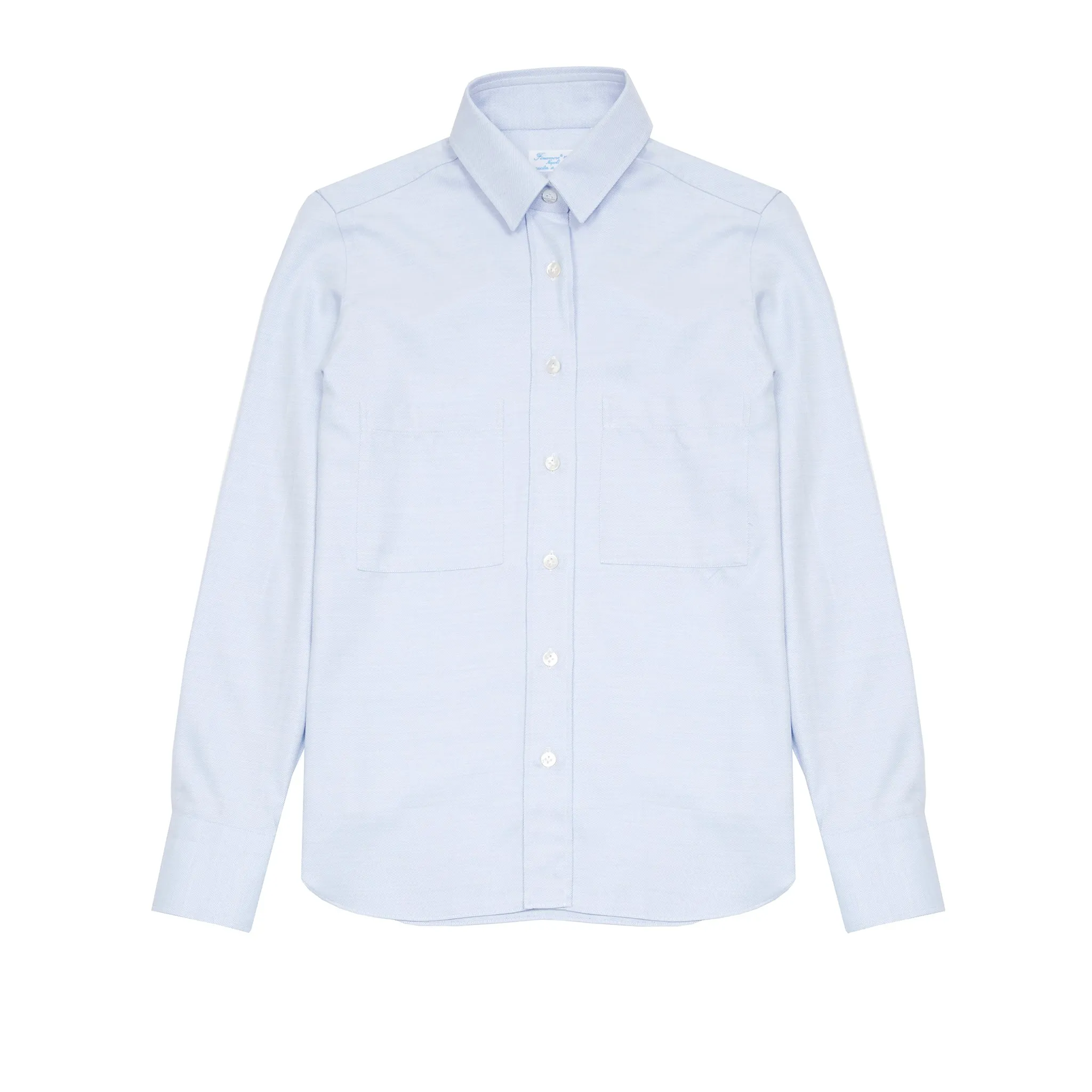 Finamore Women's Valeria Celia Shirt in Light Blue