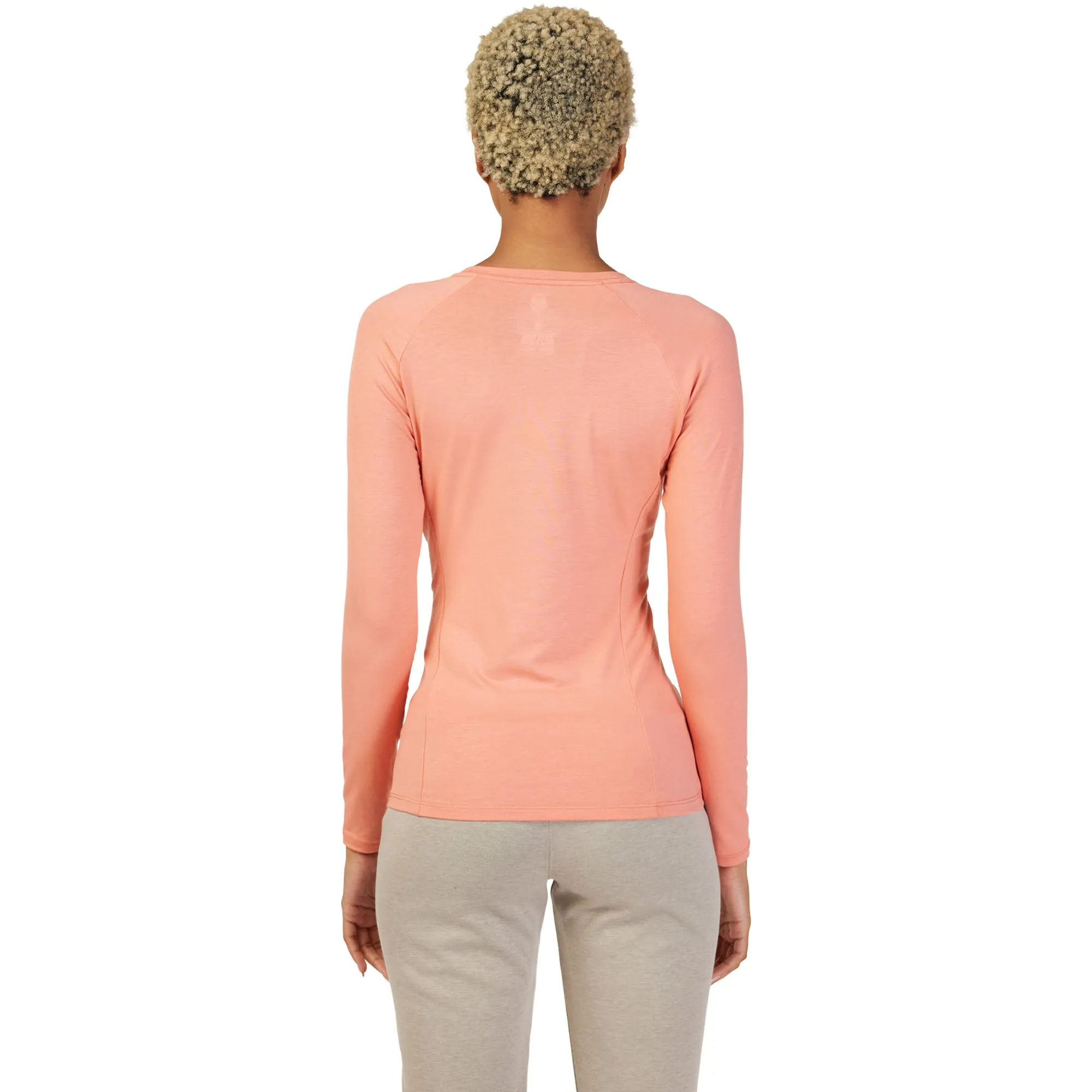 Fox Racing  Womens Rep Long Sleeve T-Shirt Tee Moisture Wicking Comfort Salmon