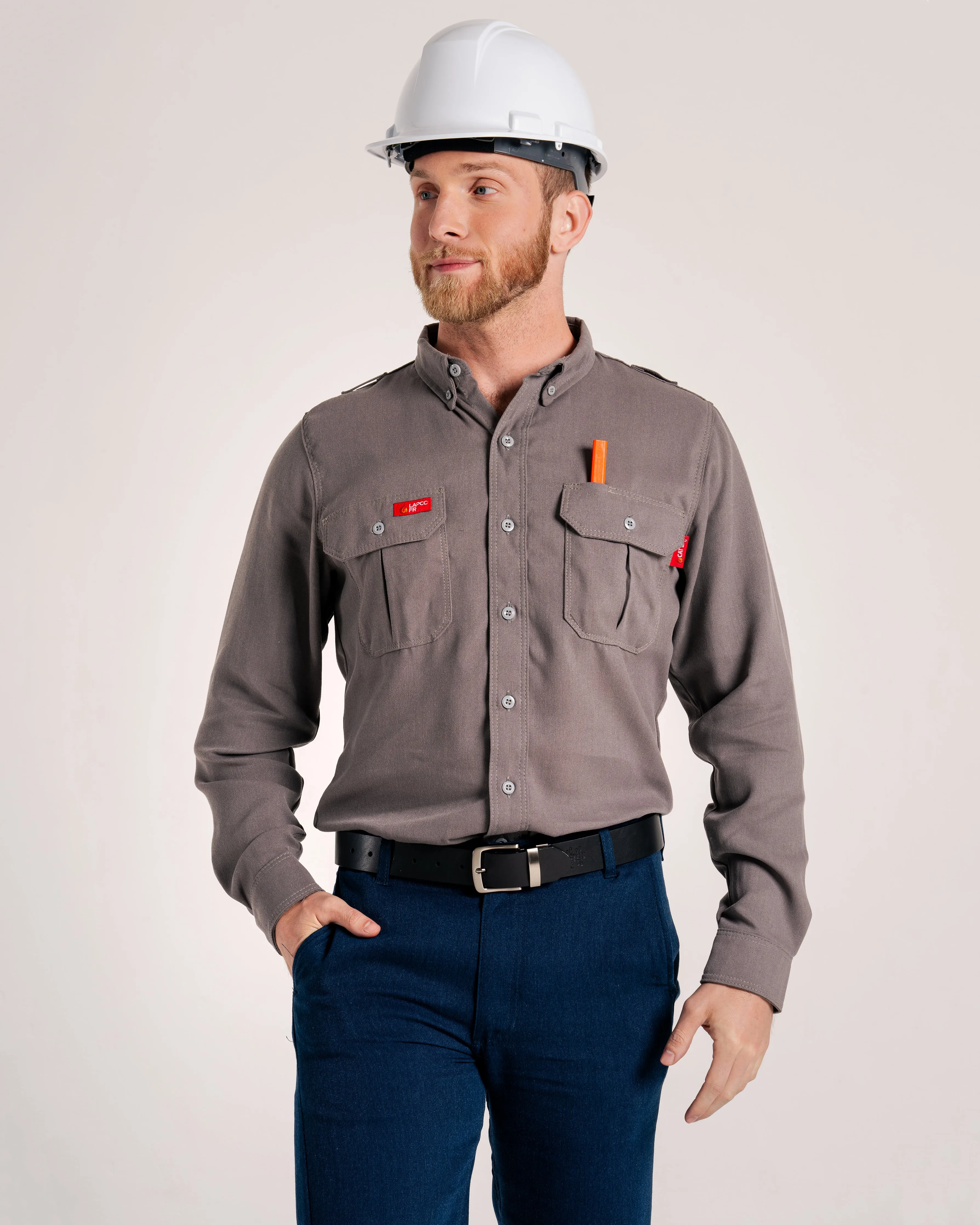 FR Modern Uniform Shirt | 5oz. Tecasafe® One Inherent | Gray